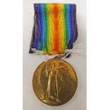 WW1 VICTORY MEDAL TO 38029 PTE. A.S. MCCALL H.L.I.