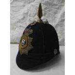 OTHER RANKS BLUE CLOTH HELMET TO THE ROYAL WEST SURREY REGIMENT,