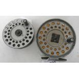 HARDY THE VISCOUNT 140 FLY REEL WITH SPARE SPOOL AND LINE