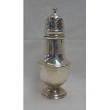 SILVER BALUSTER SUGAR CASTOR,