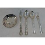 2 SETS OF SILVER SPOON & FORKS,