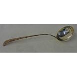 GEORGE III SILVER SOUP LADLE BY HESTER BATEMAN,