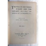 TRAVELS IN SOUTHERN EUROPE AND THE LEVANT, 1810 - 1817. THE JOURNAL OF C.R.