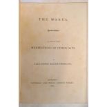 THE MOREA TO WHICH IS ADDED MEDITATIONS OF OTHER DAYS BY ALEXANDER BAILLIE COCHRANE - 1841 2ND