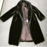 TISSAVEL FRANCE SIMULATION FUR COAT