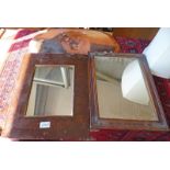 ORIENTAL LACQUERED FRAMED MIRROR,