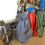LARGE SELECTION OF VARIOUS GOLF CLUBS TO INCLUDE DONNAY,