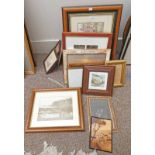 SELECTION OF PRINTS, FRAMES ETC TO INCLUDE RURAL SCENES,