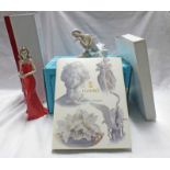 LLADRO BALLERINA DANCING GIRL WITH BOX,