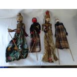 VARIOUS ORIENTAL PUPPETS HEIGHT - 48 CM