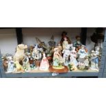 ROYAL DOULTON FIGURE DEBBIE, LARGE SELECTION OF OTHER PORCELAIN FIGURES, ITALIAN FIGURES,