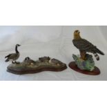 TWO BORDER OF FINE ARTS FIGURE: A0658 - GOLDEN EAGLE & PS06 - CANADA GEESE Condition