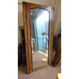 WALNUT FRAMED MIRROR,