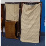 2 EARLY 20TH CENTURY SPRING MATTRESSES AND VONO BED FRAME WITH WALNUT BED ENDS