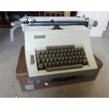 IMPERIAL TYPEWRITER AND LEATHER SUITCASE