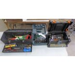 BLACK & DECKER WORKMATE WORKBOX WITH CONTENTS.