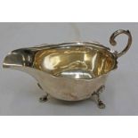 SILVER SAUCE BOAT BIRMINGHAM 1937