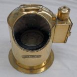 BRASS CASED SHIPS BINNACLE CASE MARKED 'THE MARITIME'