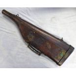 LEATHER LEG O MUTTON GUN CASE,