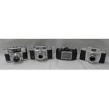 4 VINTAGE CAMERAS, ALL GERMAN MADE, TO INCLUDE AGFA KARAT 6.