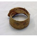 EX COLLECTION SIR RICHARD BARRON, EAST SEPIK PROVINCE CLAM SHELL RING/BRACELET,