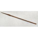 ABORIGINAL BARBED HARDWOOD SPEAR,