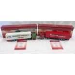 TWO CORGI MODEL 1:50 SCALE HGVS FROM THE HAULIERS OF RENOWN RANGE INCLUDING CC14008 - VOLVO FH