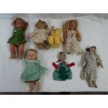 SELECTION OF VINTAGE DOLLS & TEDDY BEARS