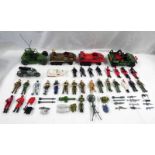 SELECTION OF ACTION FORCE FIGURES & VEHICLES