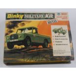 DINKY TOYS 1032 - 1:48 SCALE ARMY LAND ROVER DIE-CAST METAL UNMADE KIT.