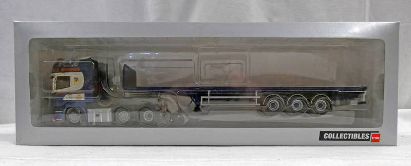 WSI 1:50 SCALE LIMITED EDITION SCANIA R SERIES TOPLINE ( 6 X 2 ) AND 3 AXLE EXTENDABLE FLATBED