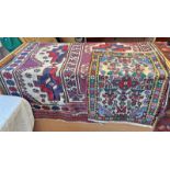 PAIR OF MIDDLE EASTERN RUGS AND ONE OTHER -3-