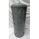 WW2 GALVANIZED STEEL LANCASTER BOMBER AIR TANK 76CM TALL