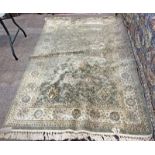 BEIGE MIDDLE EASTERN CARPET 155 CM X 230 CM