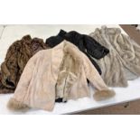 SELECTION OF FUR JACKETS, LADIES JACKETS,