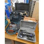 BLACK & DECKER SANDER, NUTOOL GRINDER, TOOLBOX,