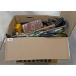 LARGE SELECTION OF TOOLS, DRILL, DRILL HOLE SAWS, SCREWDRIVERS,