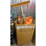 LEAF BLOWER, FLYMO, BLACK & DECKER STRIMMER,