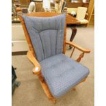 MAHOGANY ROCKING CHAIR