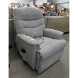 OVERSTUFFED RECLINING ARMCHAIR