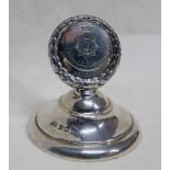 SILVER REGIMENTAL PLACE NAME HOLDER - THE WORCESTERSHIRE REGIMENT,