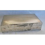 SILVER ENGINE TURNED JEWELLERY BOX,