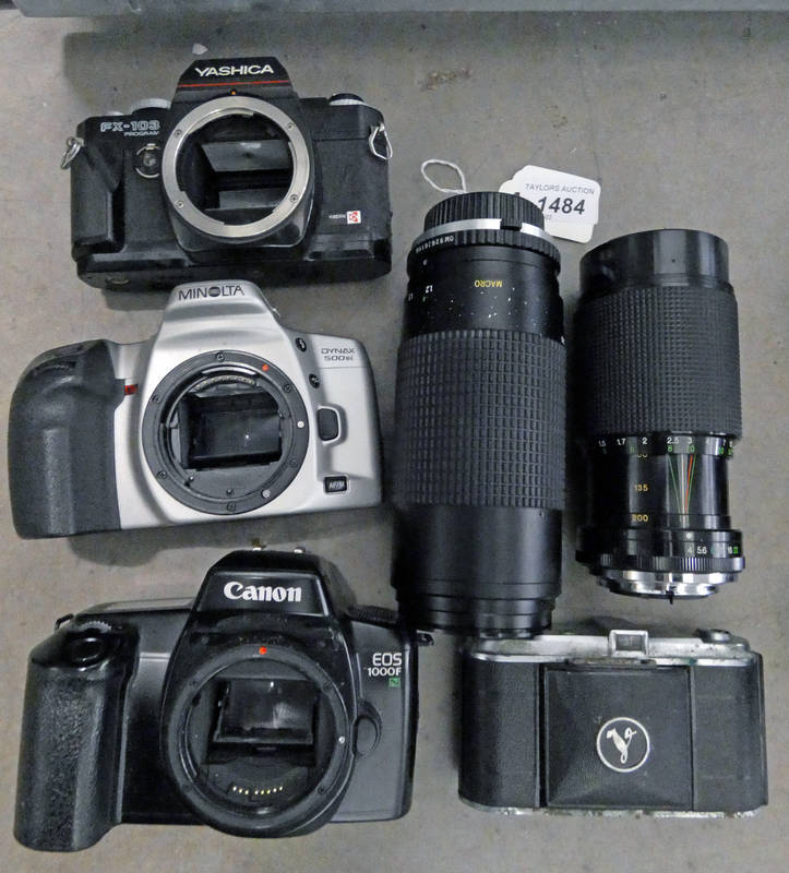 YASHICA FX-103 PROGRAM, MINOLTA DYNAX 500SI, CANON EOS 1000F, VOIGTLANDER VITO, TEFNON H/D-MC LENS,