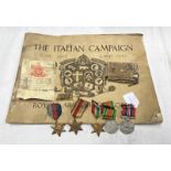 WW2 MEDALS TO INCLUDE AFRICA STAR, ITALY STAR, 1939 - 45 STAR,