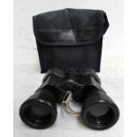PAIR OF 7 X 50 BINOCULARS MARKED AUS JENA IN A LATER CASE
