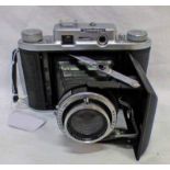 ENSIGN SELFIX 820 SPECIAL CAMERA WITH FOLDING LENS. HAS A ROSS XPRESS F/3.8 105MM LENS. SERIAL NO.