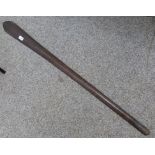 19TH CENTURY SOLOMAN ISLANDS PADDLE CLUB 120CM LONG