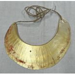 EX SIR RICHARD BARRON COLLECTION, PAPUA NEW GUINEA TRIBAL MOTHER OF PEARL SHELL NECKLACE,