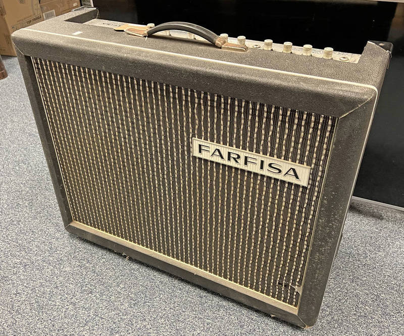 FARFISA TR-70 ORGAN / GUITAR AMPLIFIER Condition Report: Sold as seen with no