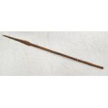 ABORIGINAL BARBED HARDWOOD SPEAR,